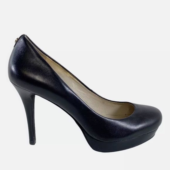 Michael Kors Ionna Stiletto Leather Heels Black